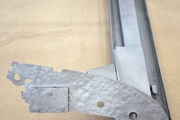 So sah es nach einer nicht aggressiven mechanischen Reinigung aus
